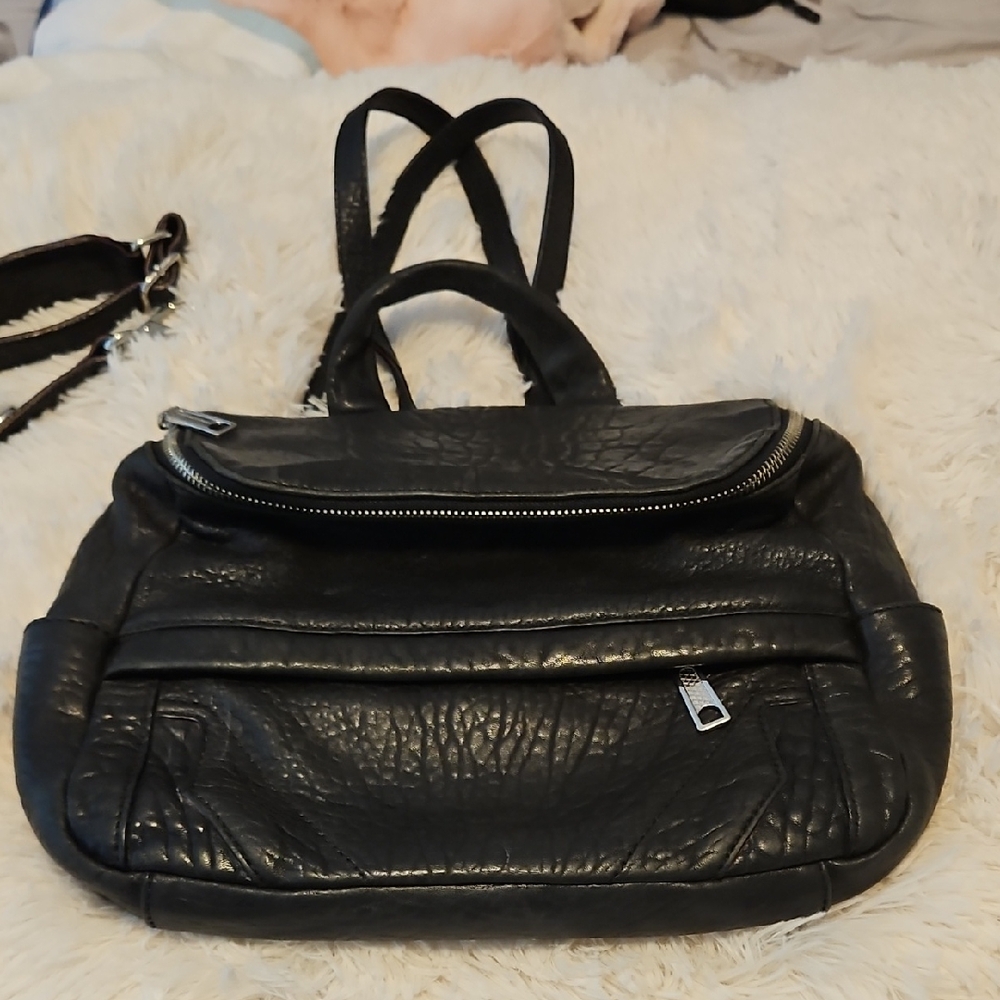 Rebecca Minkoff Black Leather Backpack